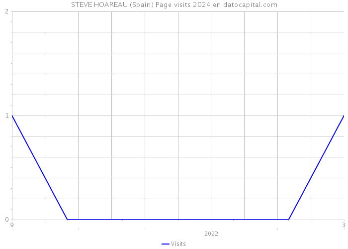STEVE HOAREAU (Spain) Page visits 2024 
