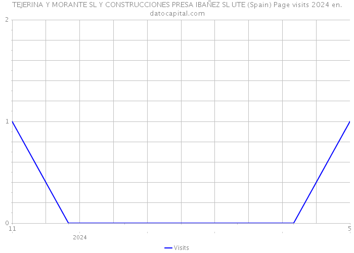 TEJERINA Y MORANTE SL Y CONSTRUCCIONES PRESA IBAÑEZ SL UTE (Spain) Page visits 2024 