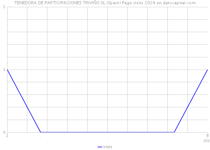 TENEDORA DE PARTICIPACIONES TRIVIÑO SL (Spain) Page visits 2024 