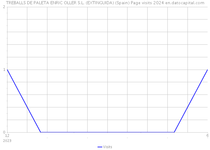 TREBALLS DE PALETA ENRIC OLLER S.L. (EXTINGUIDA) (Spain) Page visits 2024 