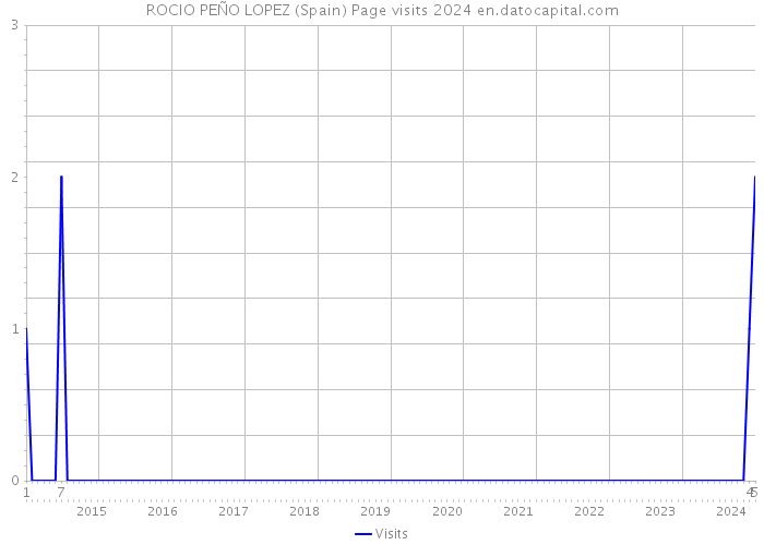 ROCIO PEÑO LOPEZ (Spain) Page visits 2024 