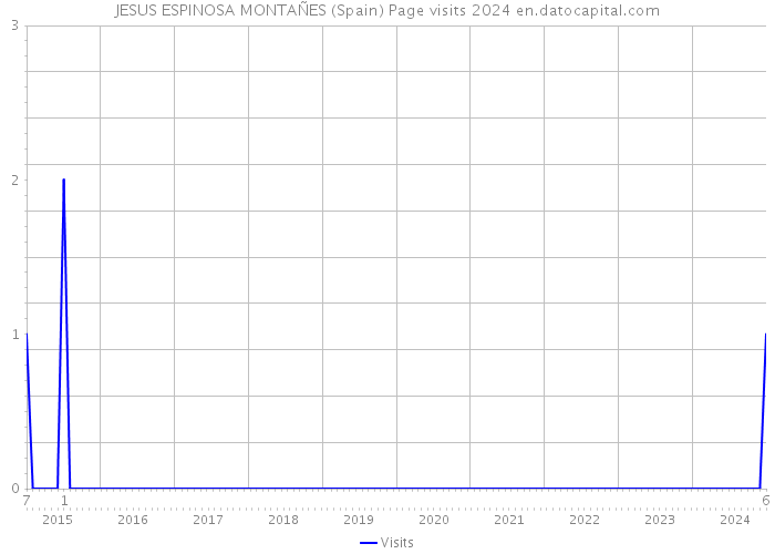 JESUS ESPINOSA MONTAÑES (Spain) Page visits 2024 