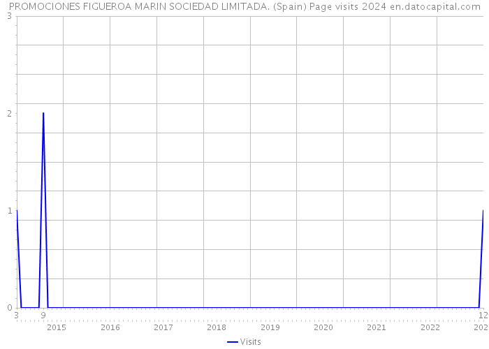 PROMOCIONES FIGUEROA MARIN SOCIEDAD LIMITADA. (Spain) Page visits 2024 