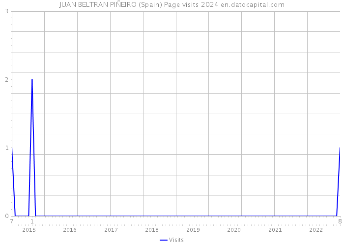 JUAN BELTRAN PIÑEIRO (Spain) Page visits 2024 