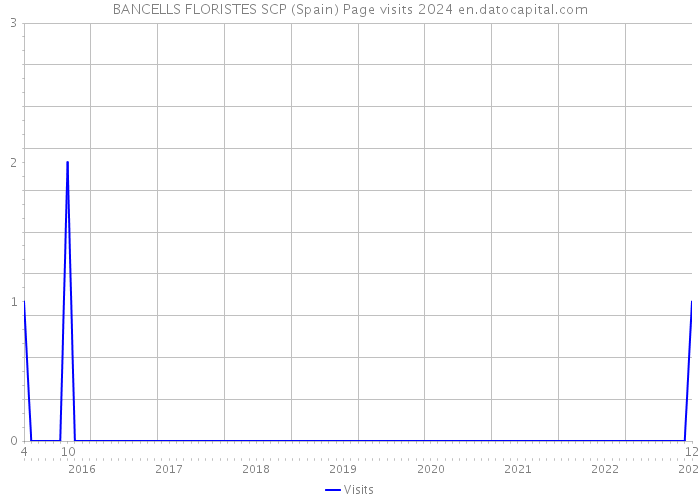 BANCELLS FLORISTES SCP (Spain) Page visits 2024 