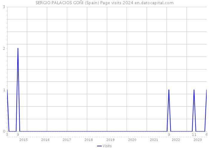 SERGIO PALACIOS GOÑI (Spain) Page visits 2024 