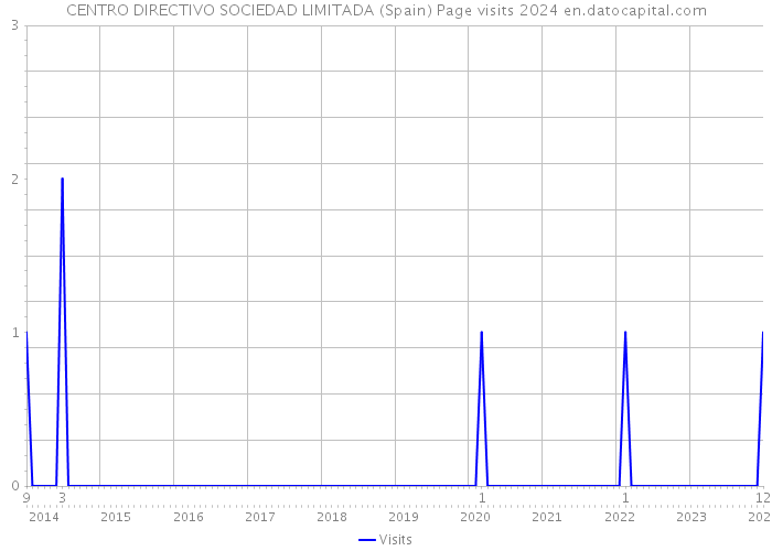 CENTRO DIRECTIVO SOCIEDAD LIMITADA (Spain) Page visits 2024 