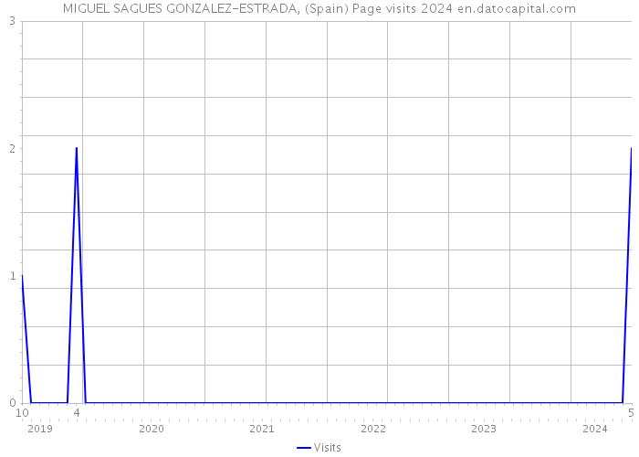 MIGUEL SAGUES GONZALEZ-ESTRADA, (Spain) Page visits 2024 