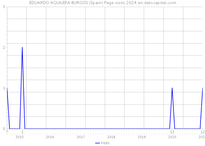 EDUARDO AGUILERA BURGOS (Spain) Page visits 2024 