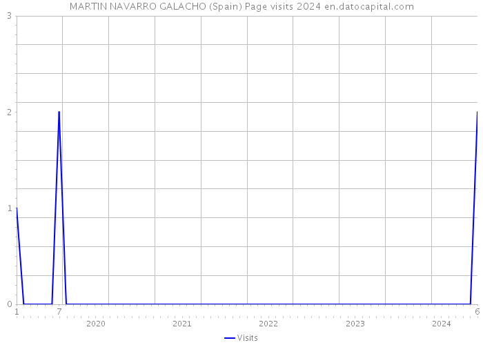 MARTIN NAVARRO GALACHO (Spain) Page visits 2024 
