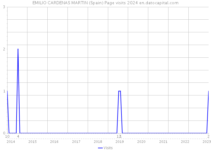 EMILIO CARDENAS MARTIN (Spain) Page visits 2024 