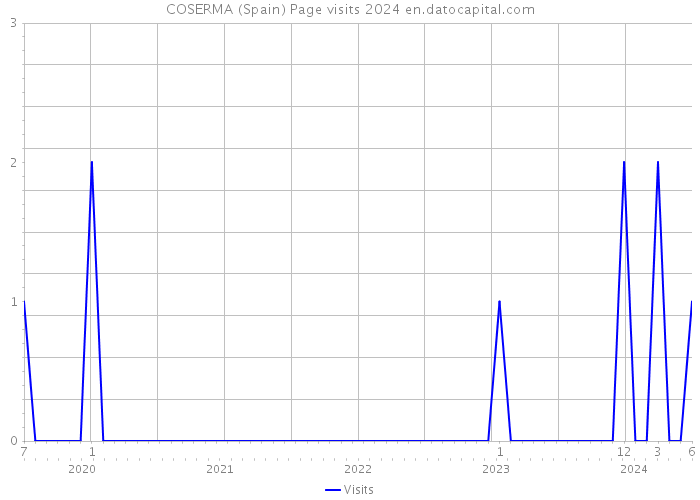 COSERMA (Spain) Page visits 2024 