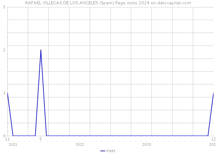 RAFAEL VILLEGAS DE LOS ANGELES (Spain) Page visits 2024 