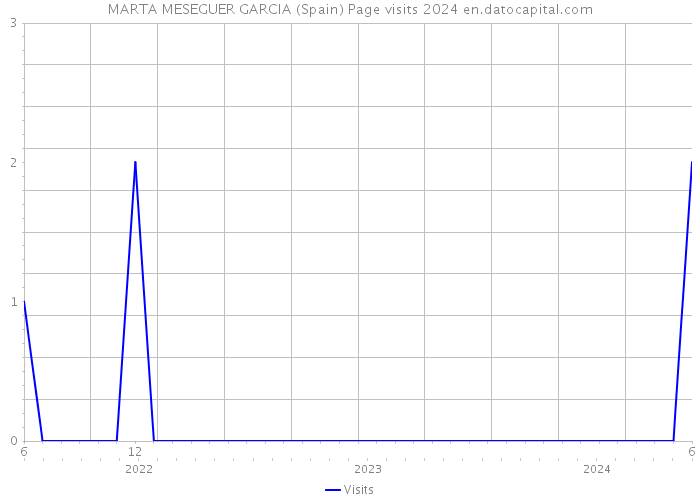 MARTA MESEGUER GARCIA (Spain) Page visits 2024 