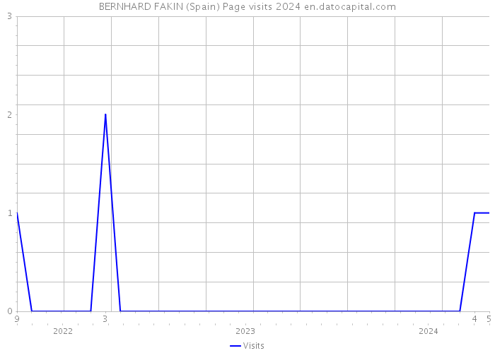 BERNHARD FAKIN (Spain) Page visits 2024 