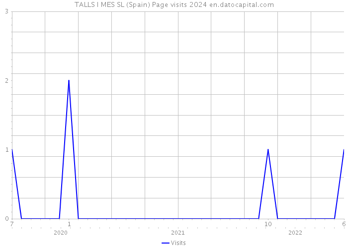 TALLS I MES SL (Spain) Page visits 2024 