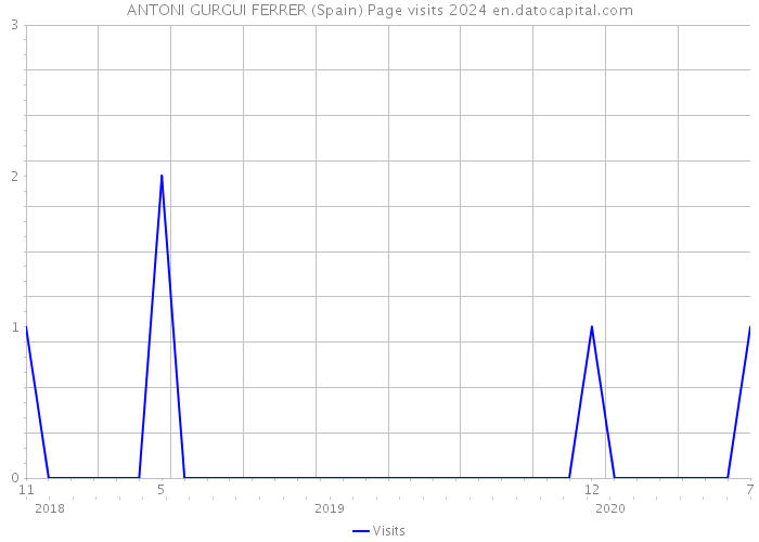 ANTONI GURGUI FERRER (Spain) Page visits 2024 