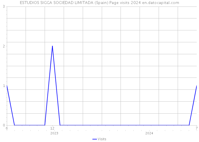 ESTUDIOS SIGGA SOCIEDAD LIMITADA (Spain) Page visits 2024 