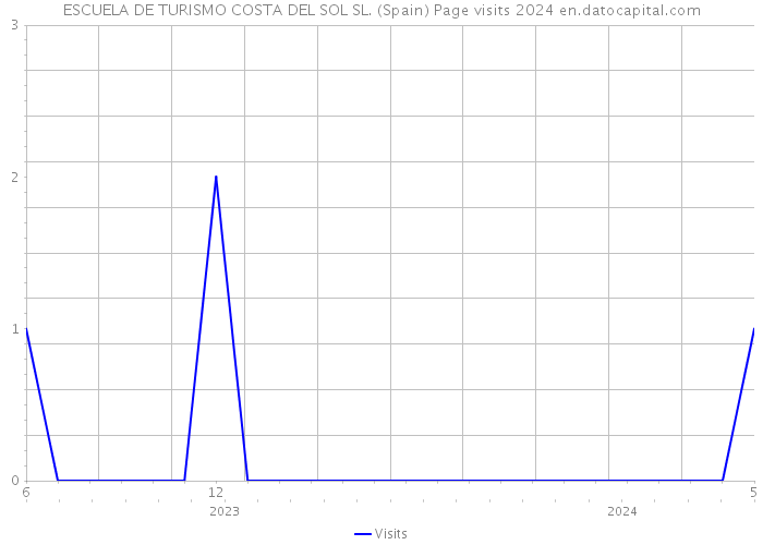 ESCUELA DE TURISMO COSTA DEL SOL SL. (Spain) Page visits 2024 