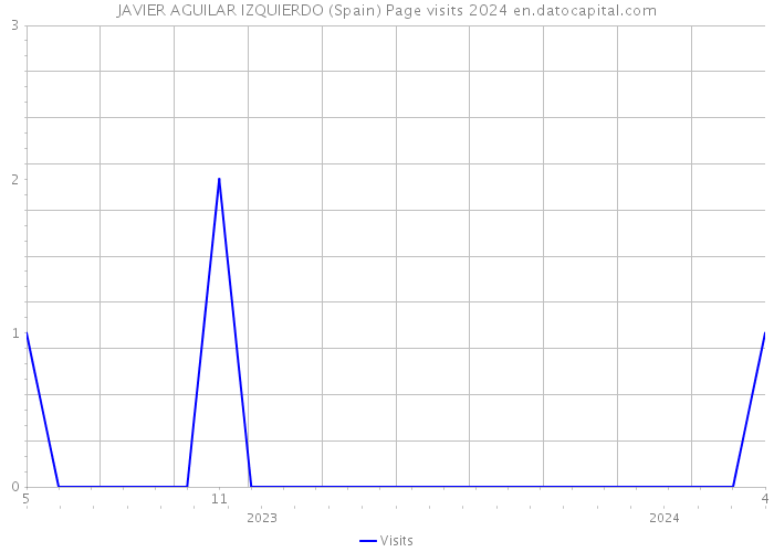 JAVIER AGUILAR IZQUIERDO (Spain) Page visits 2024 