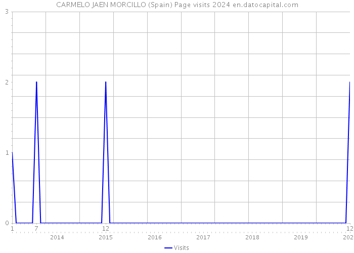 CARMELO JAEN MORCILLO (Spain) Page visits 2024 