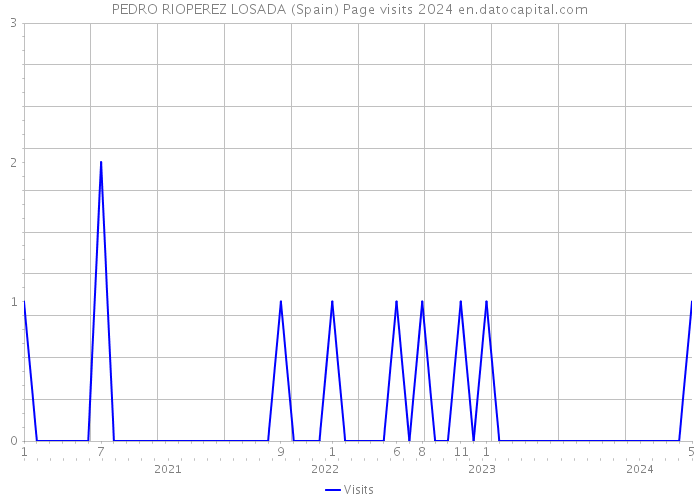 PEDRO RIOPEREZ LOSADA (Spain) Page visits 2024 