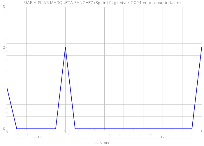 MARIA PILAR MARQUETA SANCHEZ (Spain) Page visits 2024 
