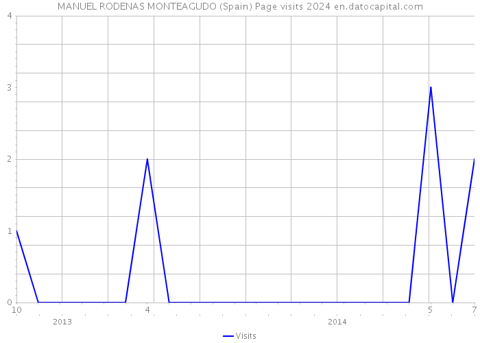 MANUEL RODENAS MONTEAGUDO (Spain) Page visits 2024 