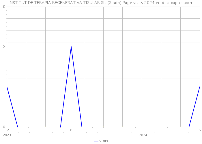 INSTITUT DE TERAPIA REGENERATIVA TISULAR SL. (Spain) Page visits 2024 