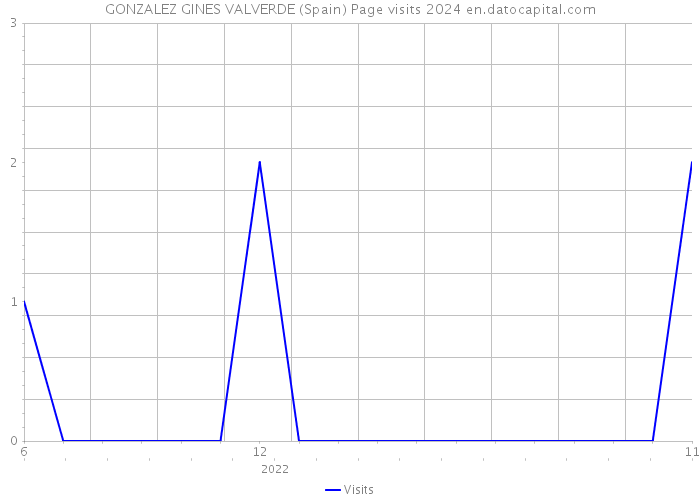 GONZALEZ GINES VALVERDE (Spain) Page visits 2024 