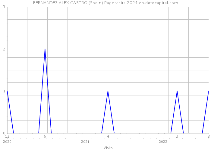 FERNANDEZ ALEX CASTRO (Spain) Page visits 2024 