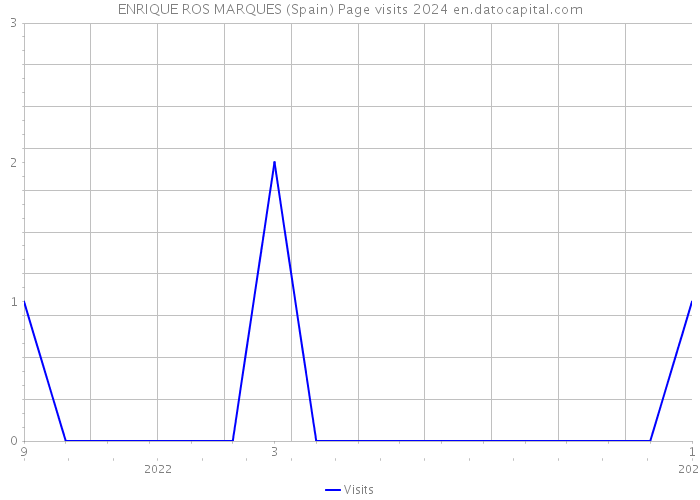 ENRIQUE ROS MARQUES (Spain) Page visits 2024 