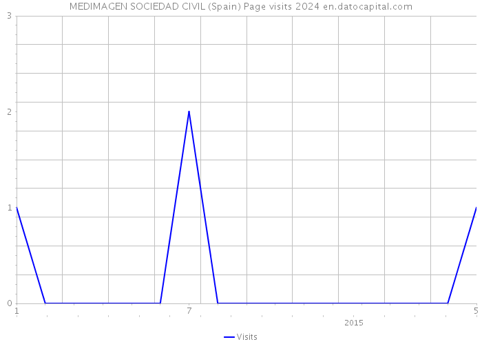 MEDIMAGEN SOCIEDAD CIVIL (Spain) Page visits 2024 
