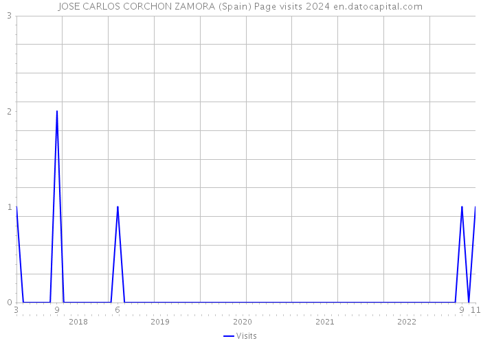 JOSE CARLOS CORCHON ZAMORA (Spain) Page visits 2024 