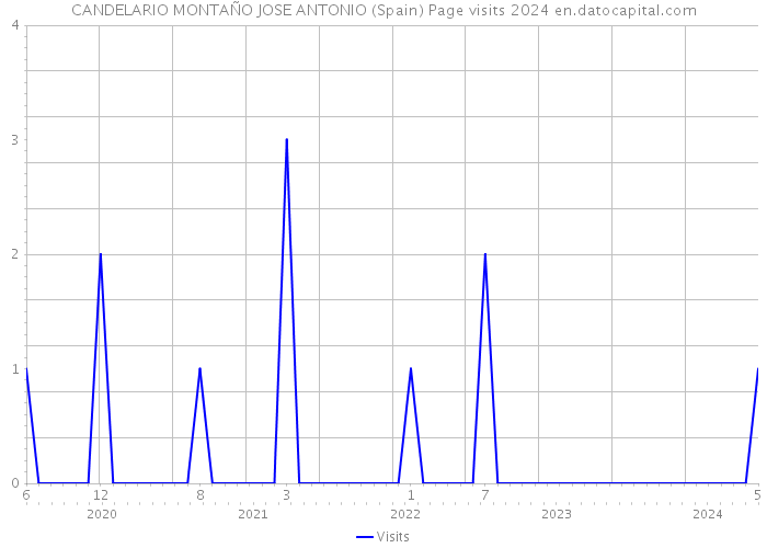 CANDELARIO MONTAÑO JOSE ANTONIO (Spain) Page visits 2024 
