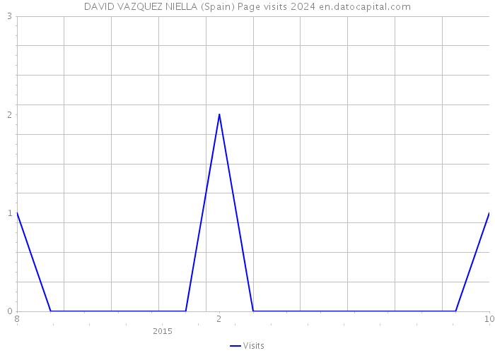 DAVID VAZQUEZ NIELLA (Spain) Page visits 2024 