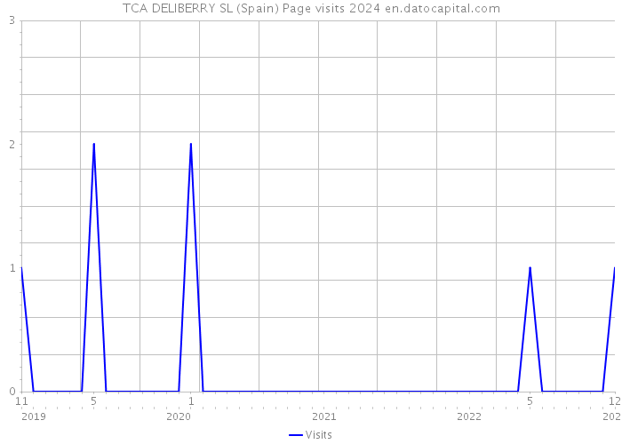 TCA DELIBERRY SL (Spain) Page visits 2024 