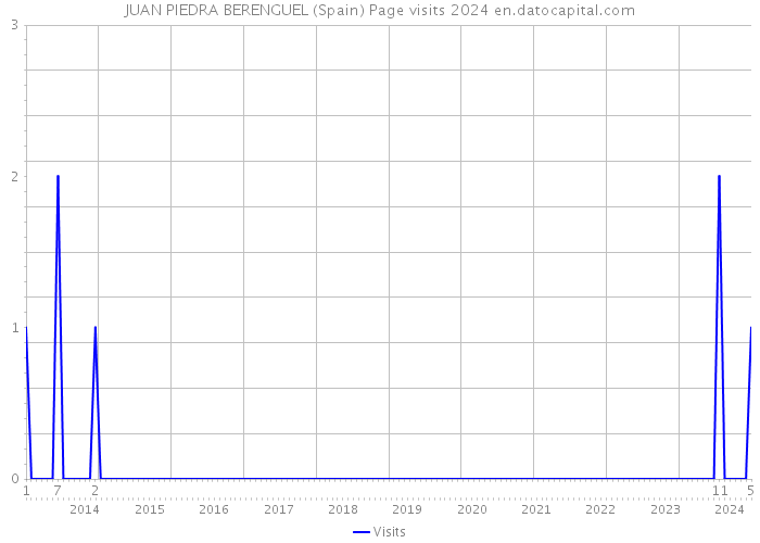 JUAN PIEDRA BERENGUEL (Spain) Page visits 2024 