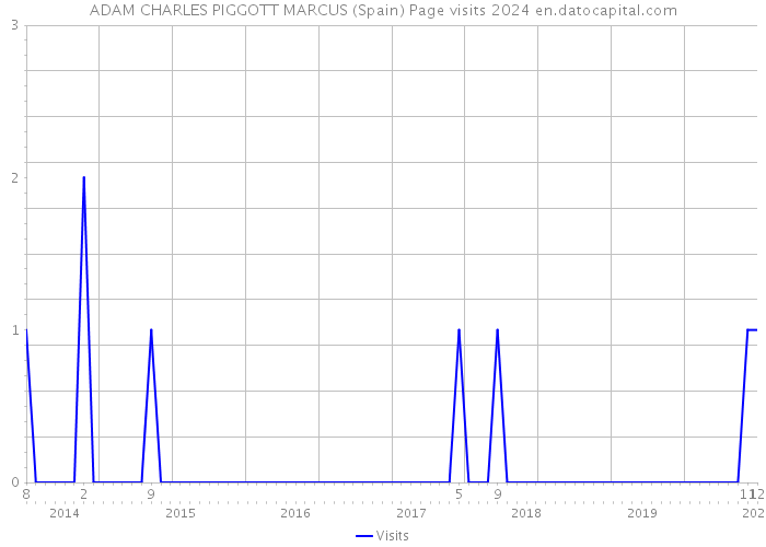 ADAM CHARLES PIGGOTT MARCUS (Spain) Page visits 2024 