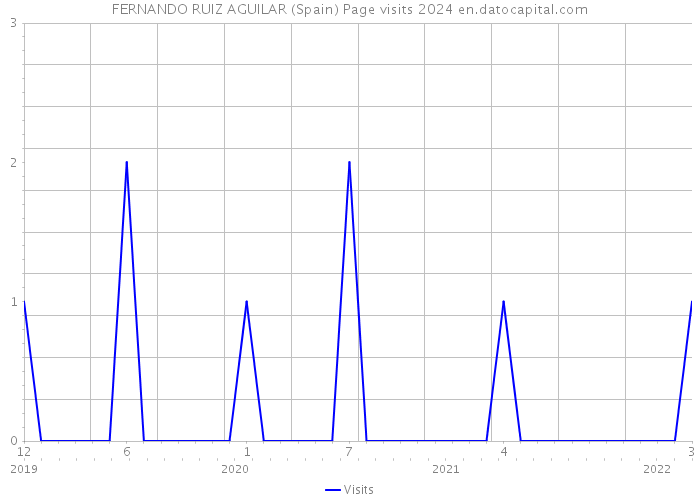 FERNANDO RUIZ AGUILAR (Spain) Page visits 2024 