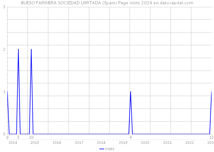 BUESO FARINERA SOCIEDAD LIMITADA (Spain) Page visits 2024 