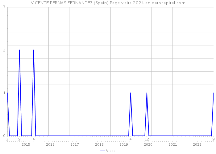 VICENTE PERNAS FERNANDEZ (Spain) Page visits 2024 