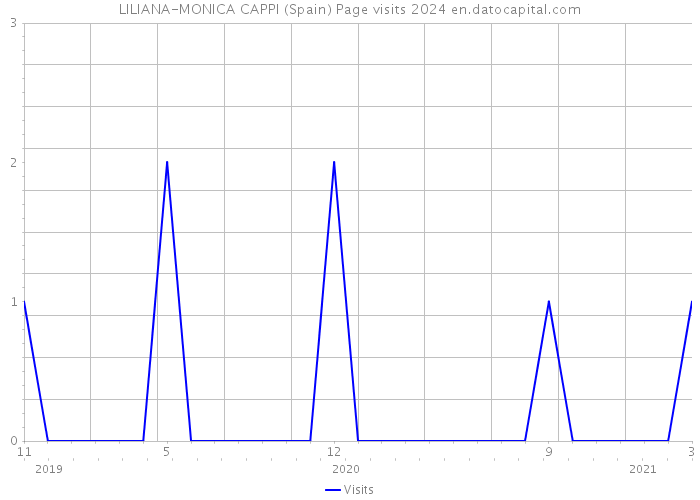 LILIANA-MONICA CAPPI (Spain) Page visits 2024 