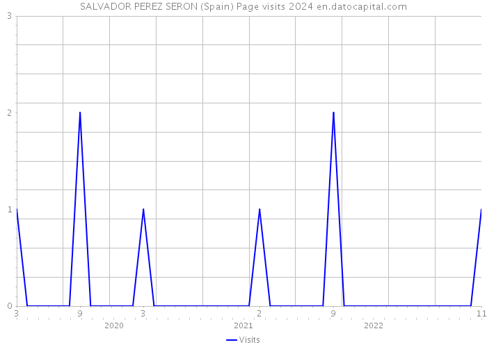 SALVADOR PEREZ SERON (Spain) Page visits 2024 