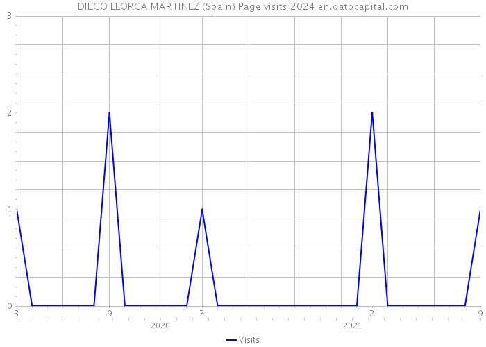 DIEGO LLORCA MARTINEZ (Spain) Page visits 2024 
