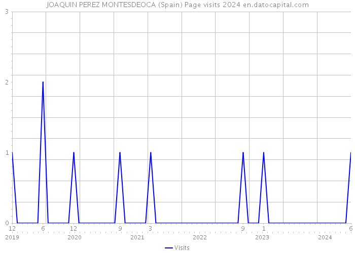 JOAQUIN PEREZ MONTESDEOCA (Spain) Page visits 2024 