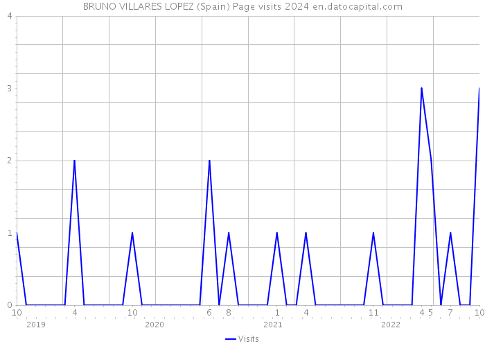 BRUNO VILLARES LOPEZ (Spain) Page visits 2024 