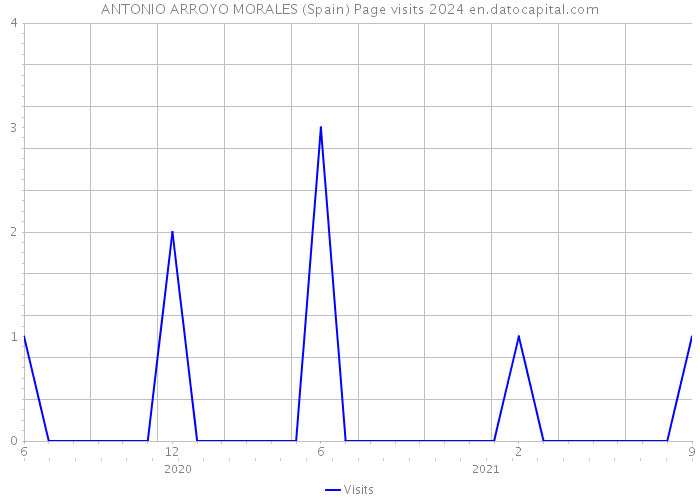ANTONIO ARROYO MORALES (Spain) Page visits 2024 