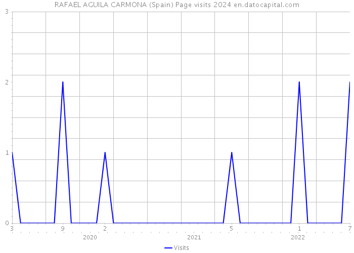 RAFAEL AGUILA CARMONA (Spain) Page visits 2024 