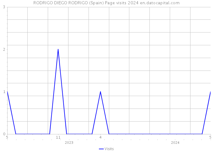 RODRIGO DIEGO RODRIGO (Spain) Page visits 2024 